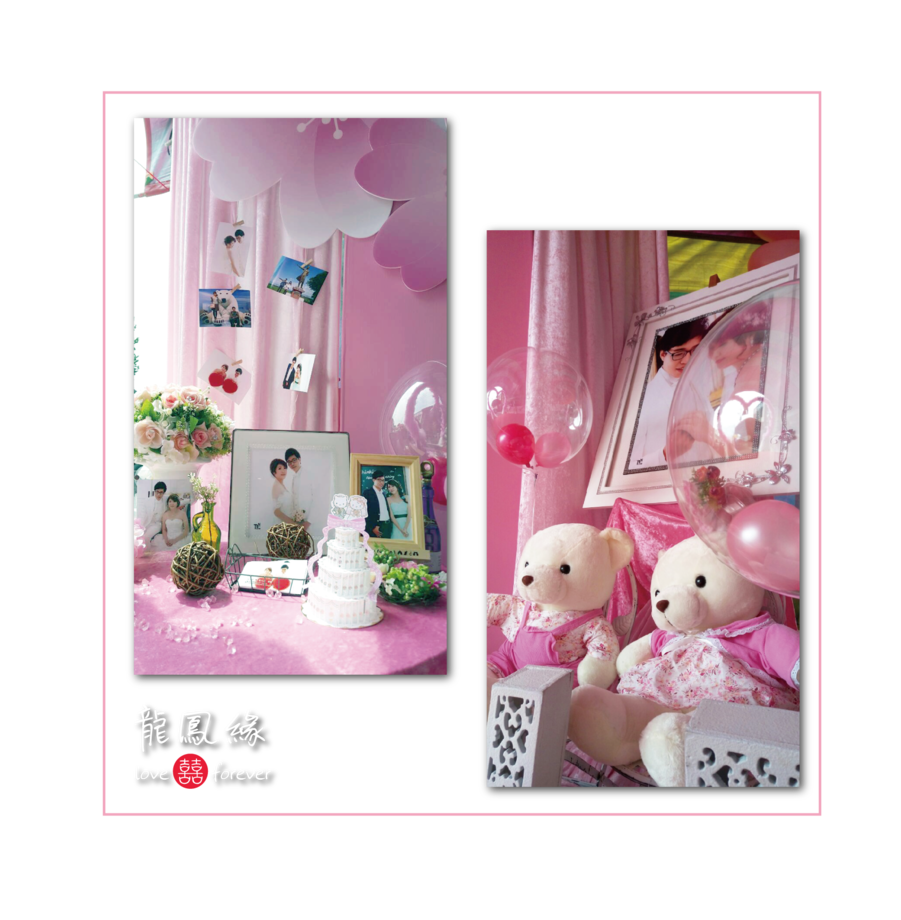 龍鳳緣-粉色櫻花-婚禮佈置03