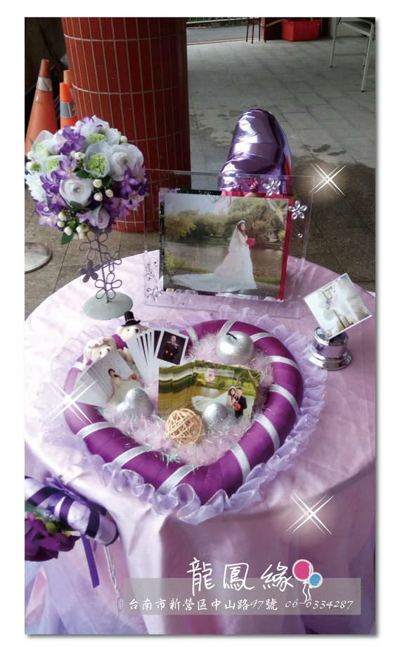 紫色婚禮佈置3000包套-南紙活動中心03